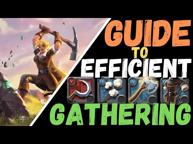 Most EFFICIENT way to get started with GATHERING - Albion Online