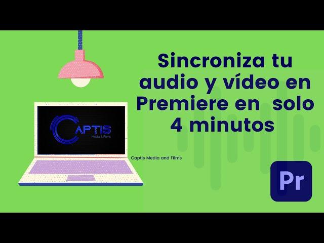 Cómo sincronizar audio y video en premiere en 4 minutos | Tutorial Adobe Premiere Pro