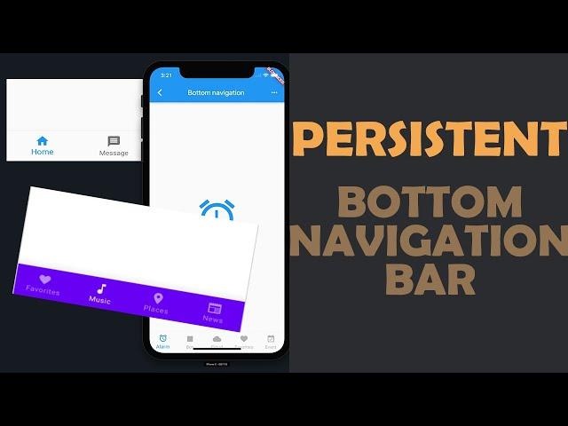 Keep Bottom Navigation Bar across Page Route [Flutter]