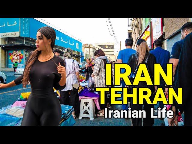 The Reality of Life in IRAN 2023  Walking Streets Tehran Vlog ایران