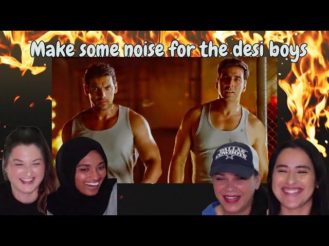 Americans' react to Make Some Noise For Desi Boyz | Title Song | Akshay Kumar, John Abraham