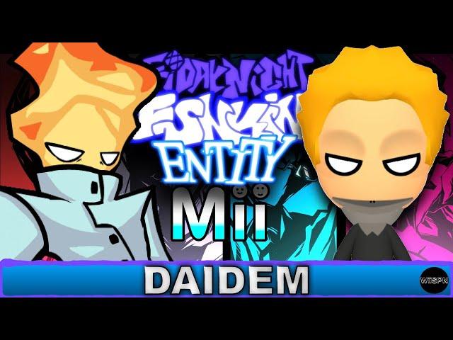 How to Make DAIDEM MOD Mii vs FNF ENTITY!