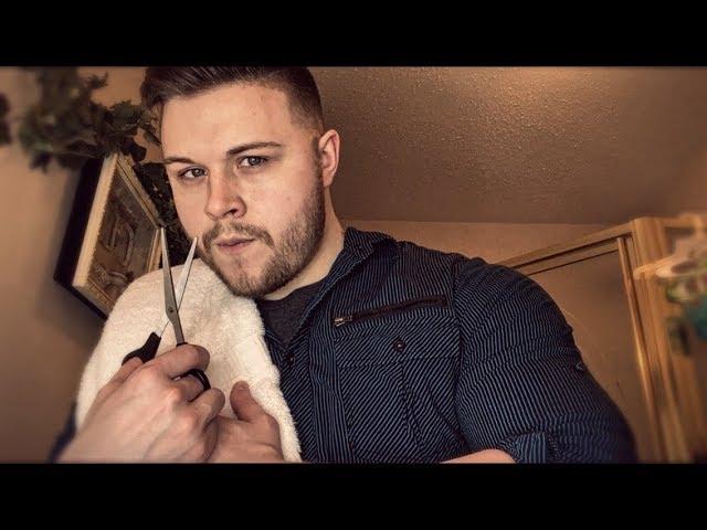 ASMR Relaxing Haircut Roleplay (Scissors, Brushing, Spraying)