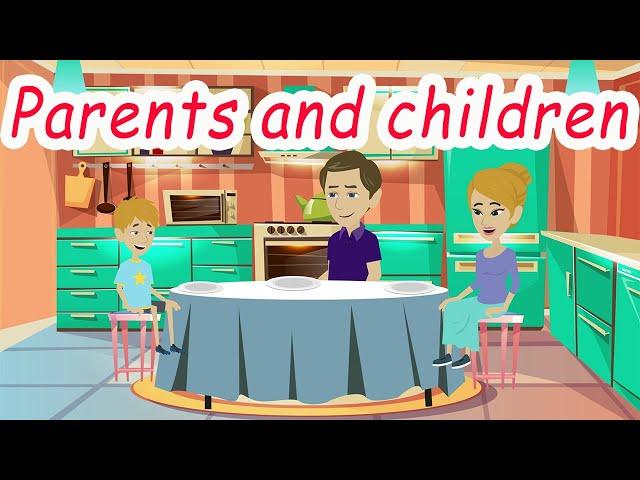 English speaking for Real Life - English conversation between parents and children everyday