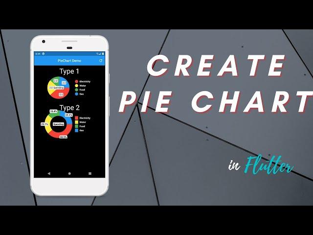 Flutter How to Create Pie Chart with beautiful Animation | Flutter Tutorials