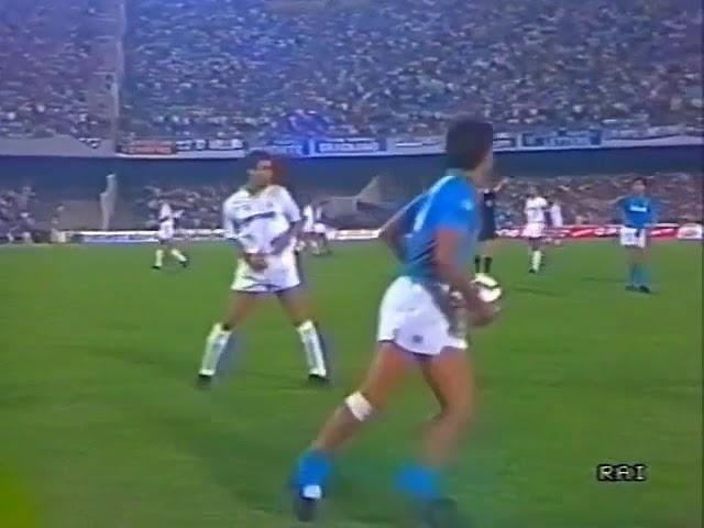 02 - Napoli vs Real Madrid 1-1 | Coppa Campioni 1987-88 | round of 32 | Full match | Maradona.