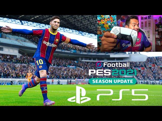 MY FIRST TIME AT PLAYSTATION 5 - PES 2021