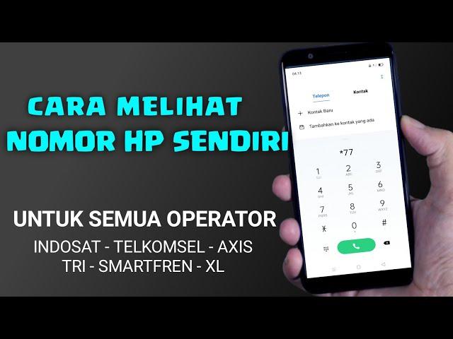 Cara cek nomor HP sendiri untuk semua operator