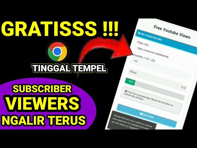 DAHSYAT ,cara menambah viewers dan subscriber gratis