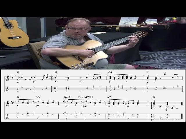 Richard Smith (with Tommy Emmanuel) - The Entertainer Full Transcription