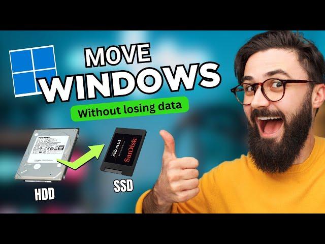 How to MOVE Windows to Another Drive/DISK for FREE (2024)