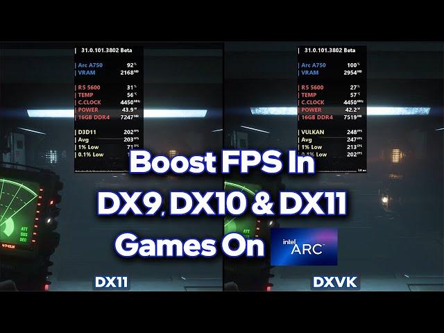 DXVK Async Guide To Boost FPS In DX9, DX10 & DX11 Games On Intel Arc GPU's