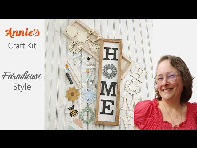 Annie's Craft Kit ~ Farmhouse Style ~ Unboxing & Review