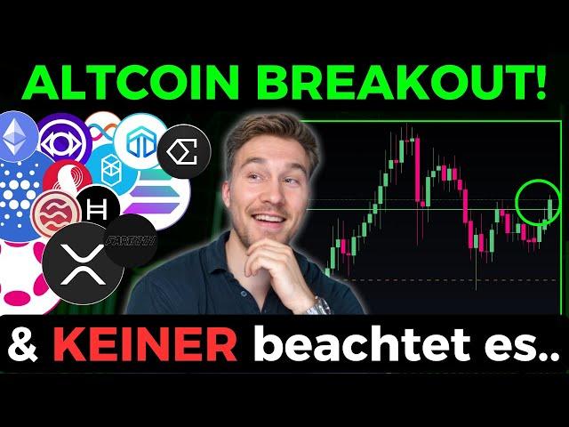 ANSCHNALLEN: Ist es WIRKLICH soweit? Altcoins stehen JETZT vor einem Breakout!