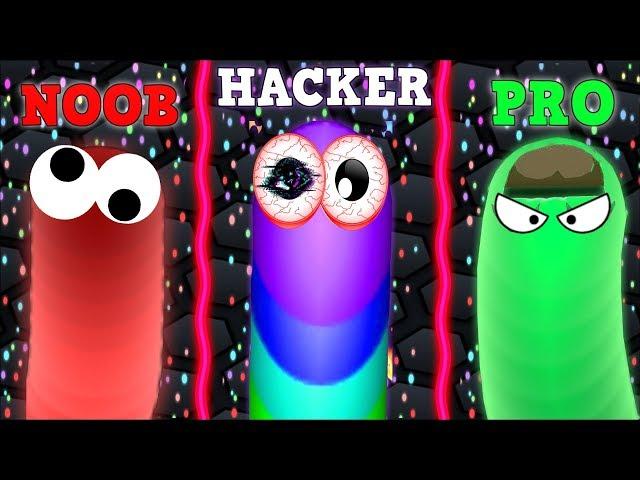 NOOB vs PRO vs HACKER in Slither.io