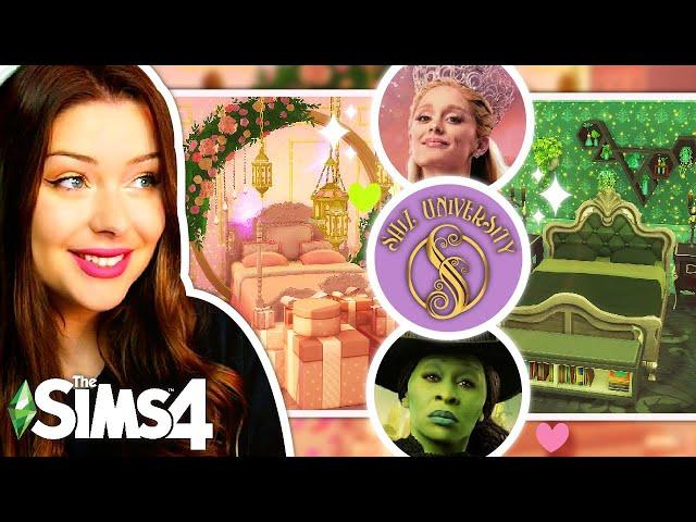 Furnishing an Entire WICKED University + Dorms in The Sims 4