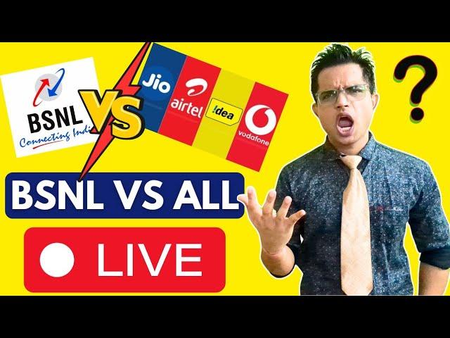 BSNL Vs ALL Fight | Vi Govt Revival Plan | Jio Airtel Satellite Internet #technoneillive