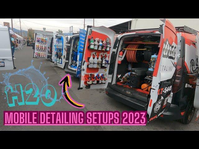 Mobile Detailing Setups of 2023!!! Setups of America! H20 Van Show.