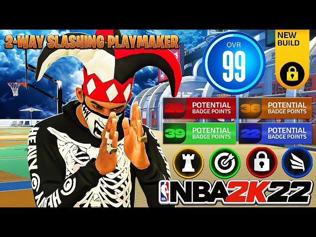 NEW 2-WAY SLASHING PLAYMAKER DEMIGOD BUILD on NBA 2K22! THIS BUILD IS OVERPOWERED CAN DO EVERYTHING!