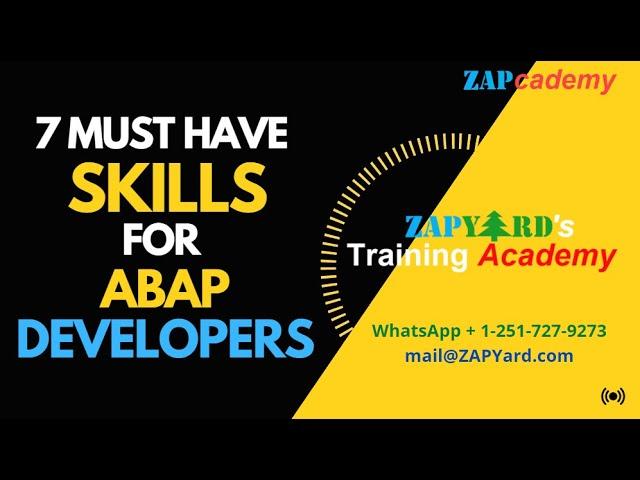 7 Skills ABAP Developers Must Have