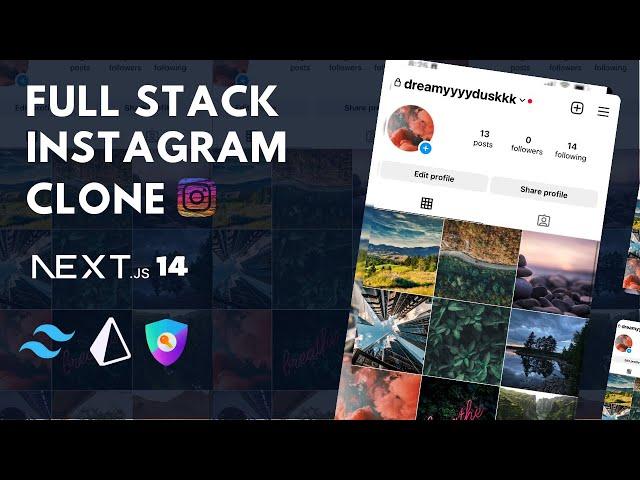 Build an Instagram Clone with Next.js 14, Server Actions, Prisma, PlanetScale, MySQL and NextAuth