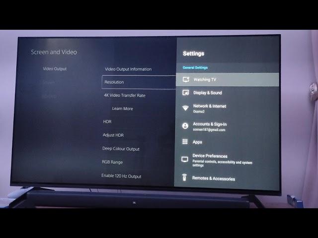 Tech Tutorial : How to Enable 4K HDR on Playstation 5 with new Sony TV