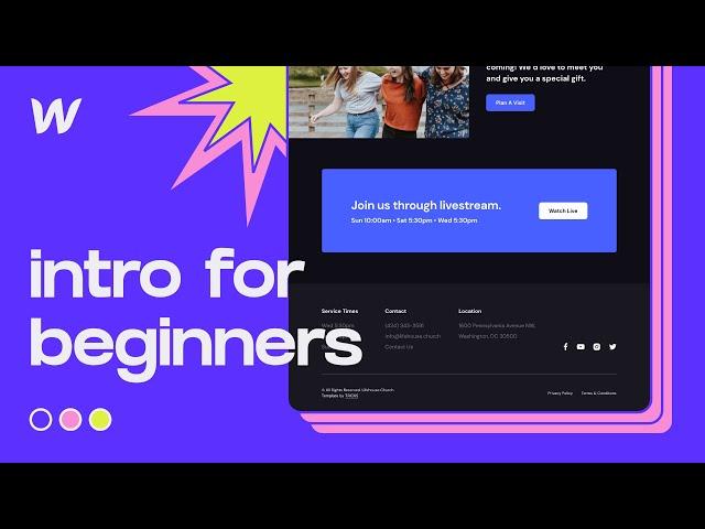 Intro to WebFlow for Beginners (Complete guide to building a fully responsive lander)