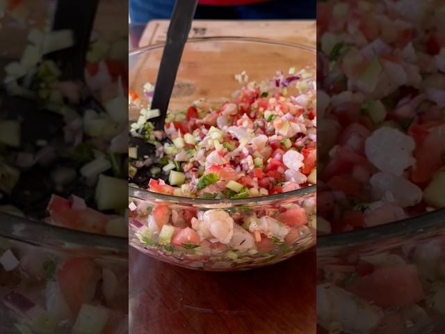 Ceviche con doscientos pesos para la familia