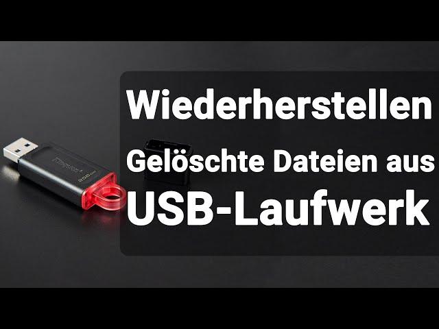 USB-Stick Daten Wiederherstellen, wie? FIX! –Windows 10/11 (2023) gelöschte Fotos, Files