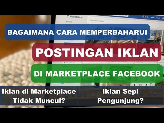 How to Update Ad Posts on Facebook Marketplace