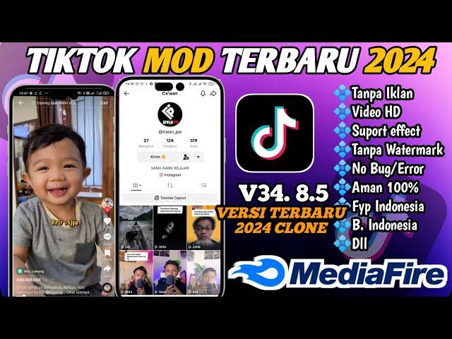 TIKTOK MOD TERBARU 2024 || Download apk tiktok terbaru 2024 || tiktok tanpa watermark