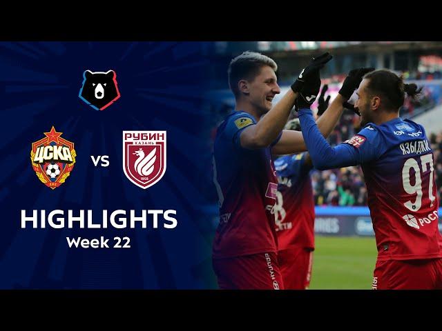 Highlights CSKA vs Rubin (6-1) | RPL 2021/22