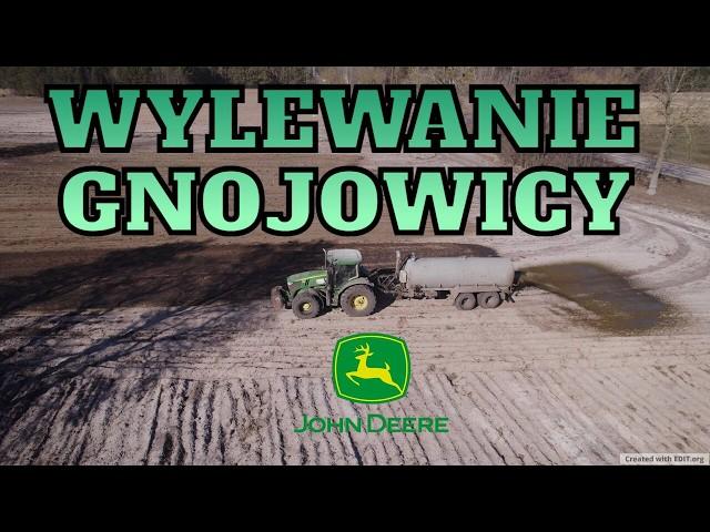 Śmierdząca robota gnojowicy w Ciemnoszyjach Justyna i Łukasz Rolnicy z Podlasia John Deere 7200 R