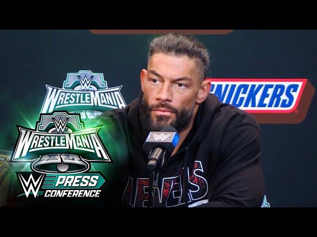 Roman Reigns demands reporter leave the room: WrestleMania XL Saturday Press Conference