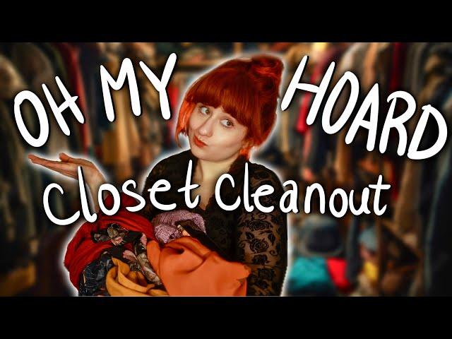 ANOTHER (chaotic) closet clean out | autumn/winter wardrobe purge #cleanwithme #organization