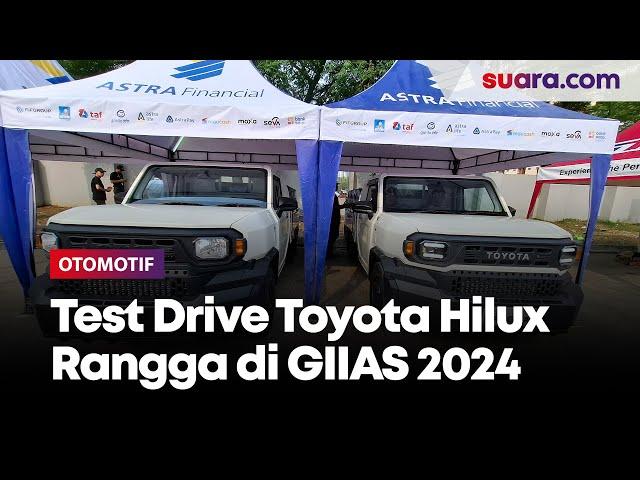 Mencoba Langsung Toyota Hilux Rangga di GIIAS 2024