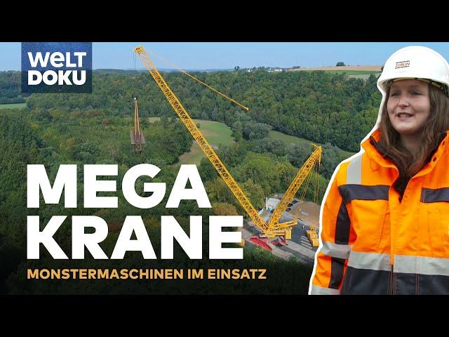 MEGA KRANE - Drei Monstermaschinen - eine Mission - Kranplätze müssen verdichtet sein! | WELT DOKU