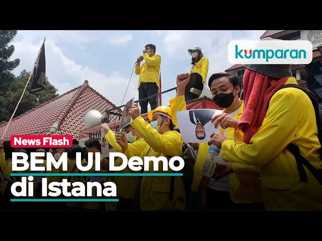 BEM UI Demo di Istana, Jalan Patung Kuda-Harmoni Ditutup