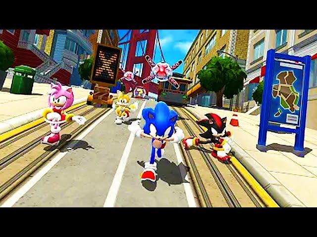 Sonic Run MULTIPLAYER!!! - Sonic Forces: Running Battle