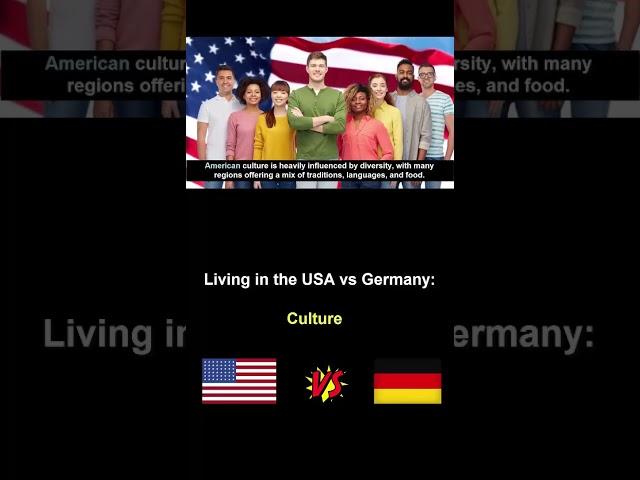 Living in the USA vs Germany #culture