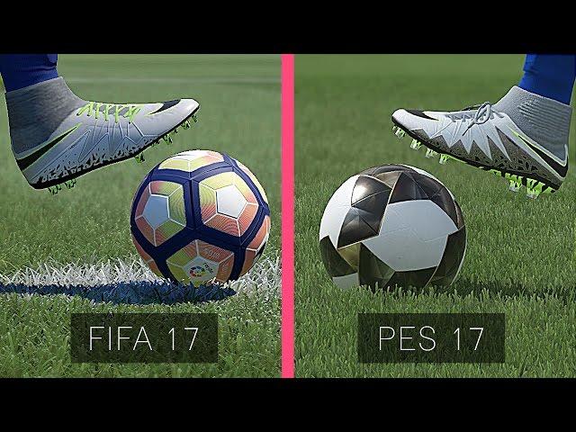 FIFA 17 Vs  PES 17: Graphics Comparison