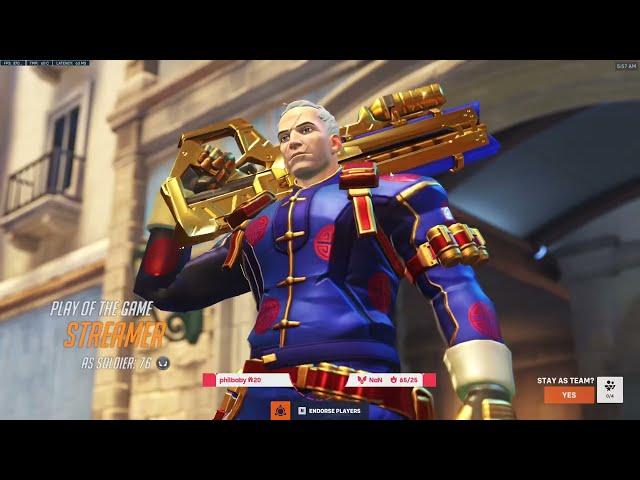 What TOP 0.1% Soldier 76 looks like - GALE ADELADE SOLDIER 76 OVERWATCH 2 SEASON 10 TOP 500