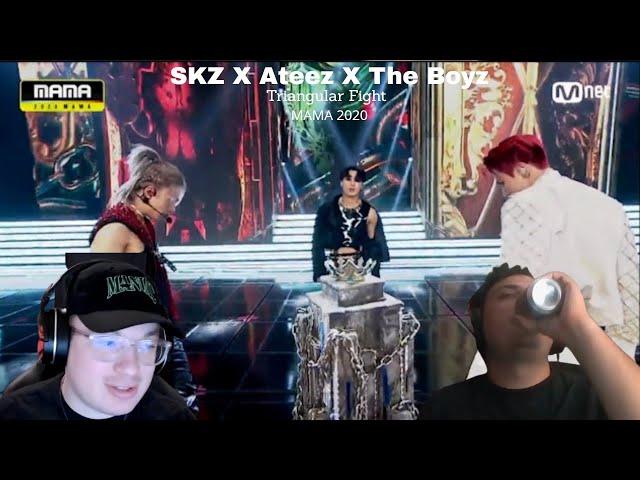 Stray Kids X The Boyz X Ateez Triangular Fight MAMA 2020: Anime Happy Hour Podcast Reacts
