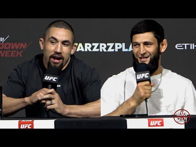 Robert Whittaker vs. Khamzat Chimaev Press Conference Highlights UFC 308