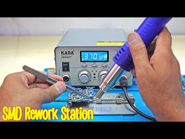 How to use SMD Rework Station Heat Gun Hot air Blower in Mobile Phone Repairing Tutorial 8