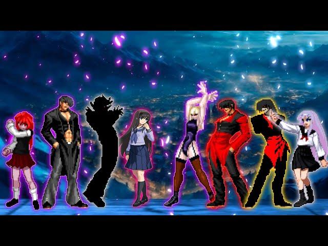 [KOF Mugen] Orochi Akiha Team VS. Flames Akiha Team (Request Battle)