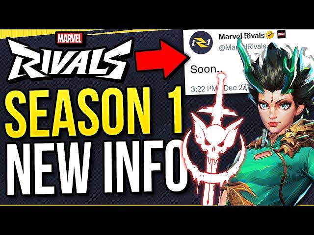 Marvel Rivals - HUGE ROADMAP & Season 1 Battle Pass INFO!