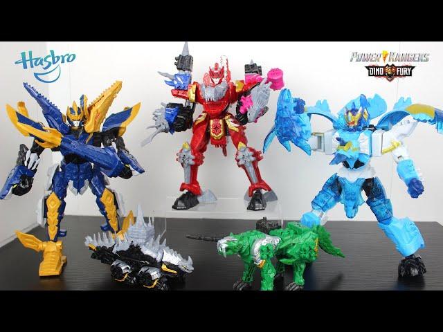 Hasbro Zord Builder: All Power Rangers Dino Fury Megazord Formation ASMR