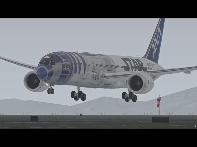 CRAZY and BEAUTIFUL landing at Seoul | 787-9 Magknight | X-Plane 11