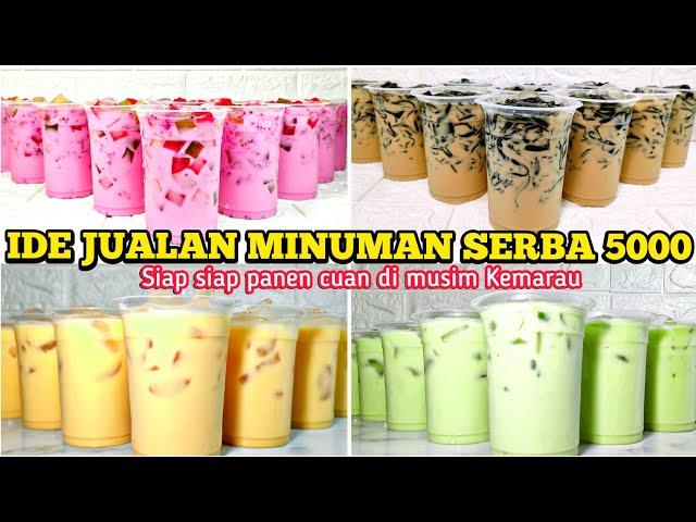 PANEN DUIT DI MUSIM KEMARAU!!! IDE JUALAN 4 MINUMAN BOX ISI 15 LITER SERBA 5000 | minuman Kekinian